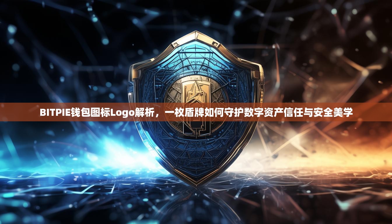 BITPIE钱包图标Logo解析，一枚盾牌如何守护数字资产信任与安全美学