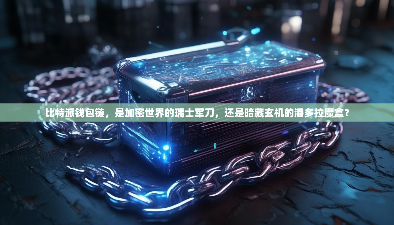 比特派钱包链，是加密世界的瑞士军刀，还是暗藏玄机的潘多拉魔盒？