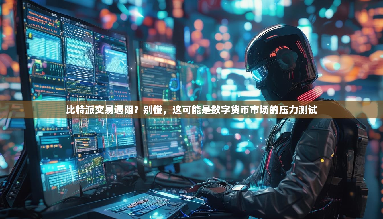 比特派交易遇阻？别慌，这可能是数字货币市场的压力测试