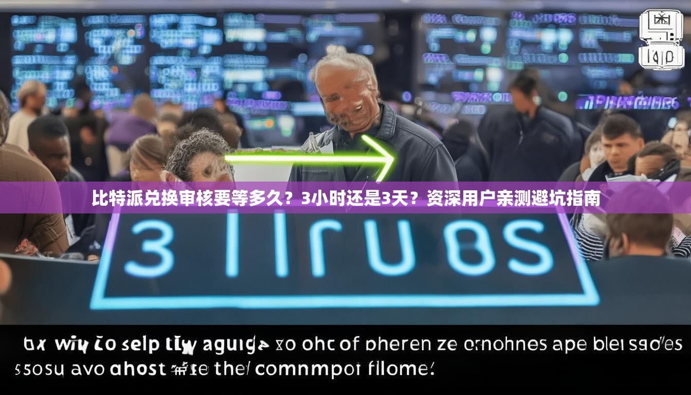 比特派兑换审核要等多久？3小时还是3天？资深用户亲测避坑指南