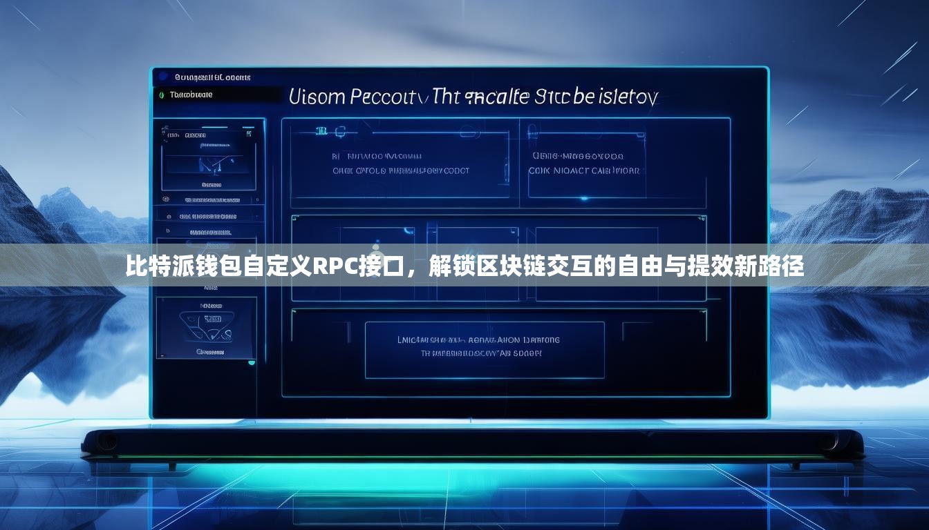 比特派钱包自定义RPC接口，解锁区块链交互的自由与提效新路径