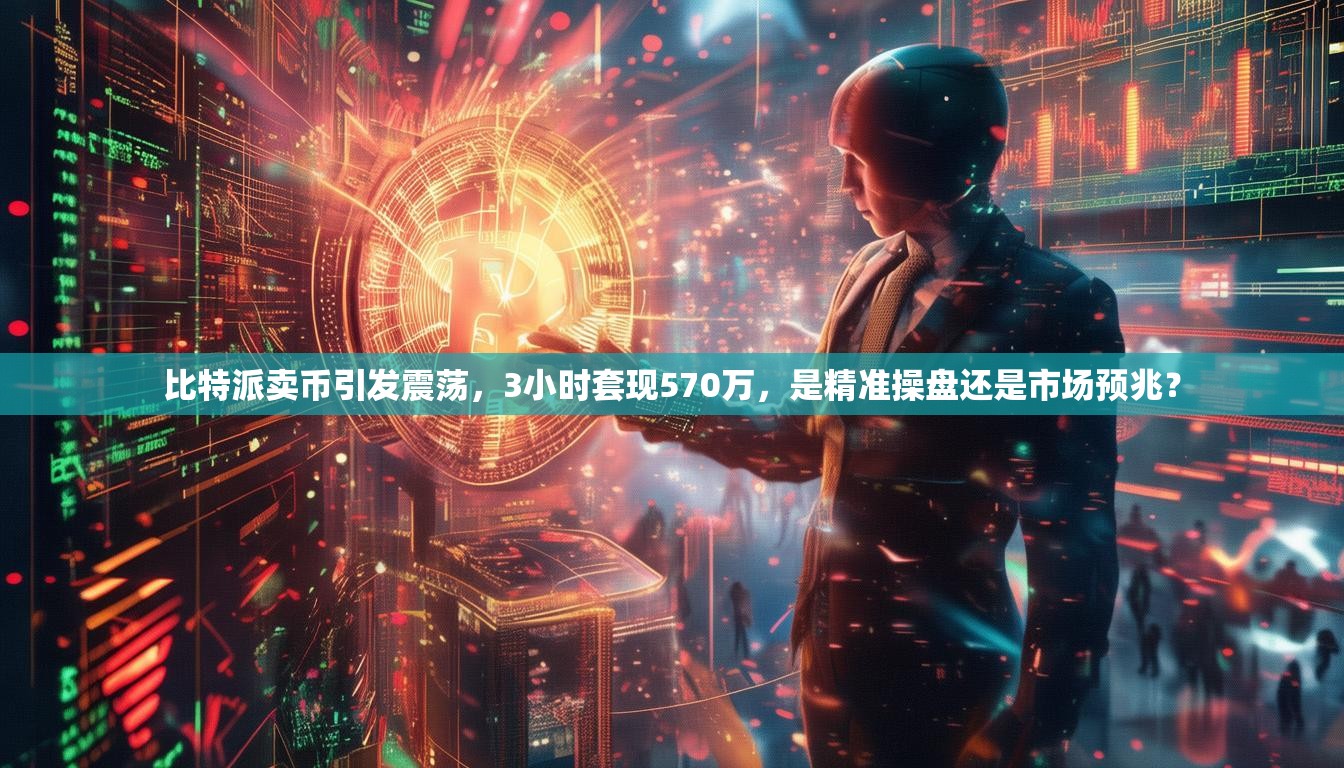 比特派卖币引发震荡，3小时套现570万，是精准操盘还是市场预兆？