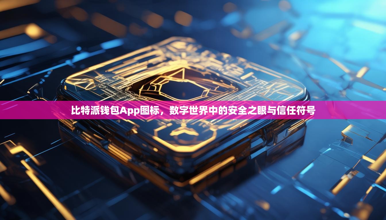 比特派钱包App图标，数字世界中的安全之眼与信任符号
