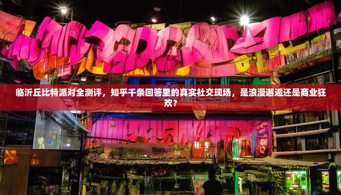 临沂丘比特派对全测评，知乎千条回答里的真实社交现场，是浪漫邂逅还是商业狂欢？