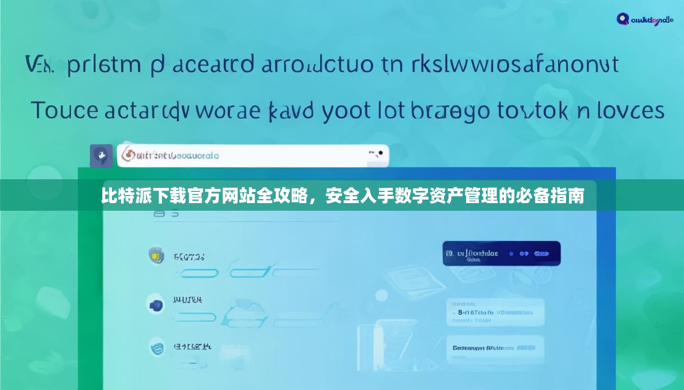 比特派下载官方网站全攻略，安全入手数字资产管理的必备指南
