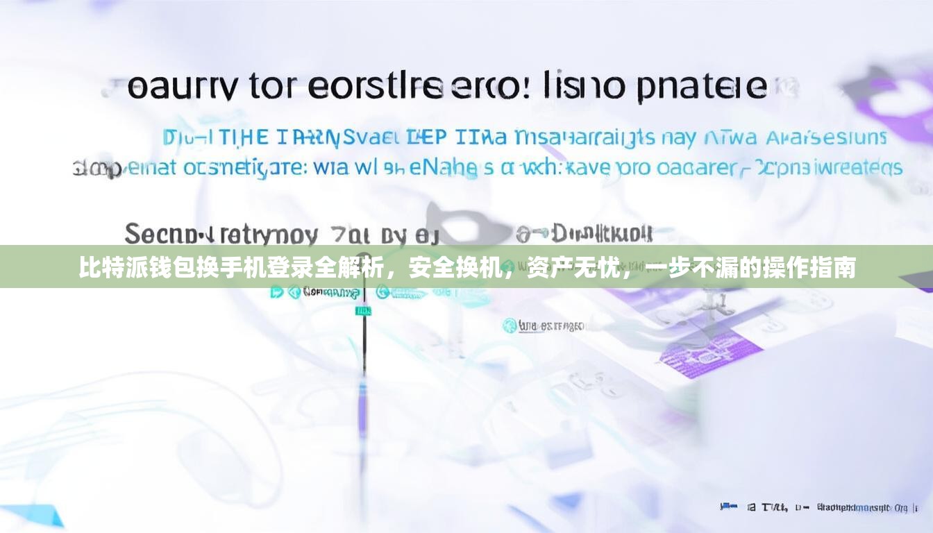 比特派钱包换手机登录全解析，安全换机，资产无忧，一步不漏的操作指南