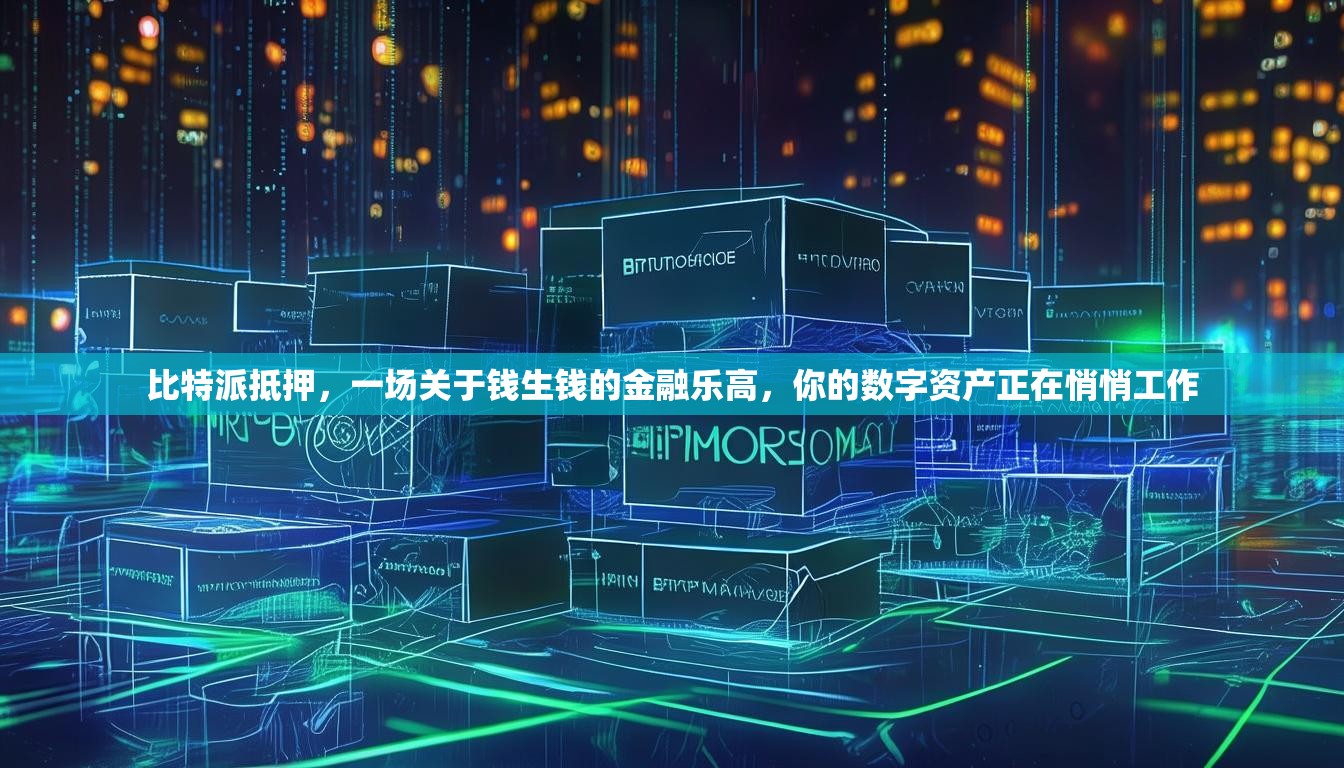 比特派抵押，一场关于钱生钱的金融乐高，你的数字资产正在悄悄工作