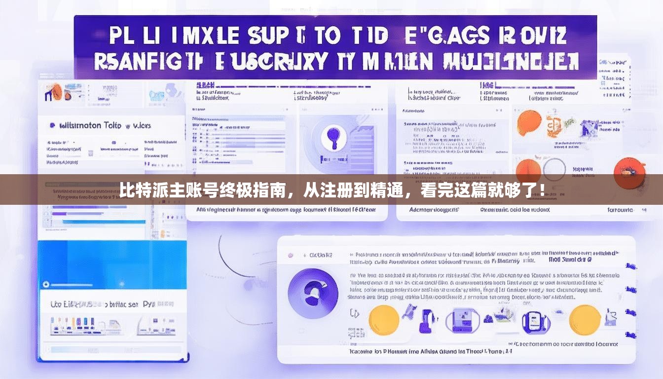 比特派主账号终极指南，从注册到精通，看完这篇就够了！