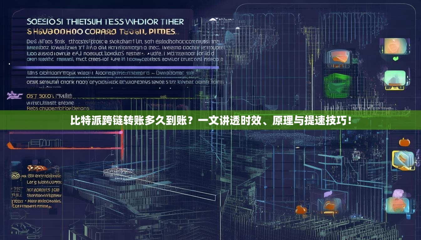 比特派跨链转账多久到账？一文讲透时效、原理与提速技巧！