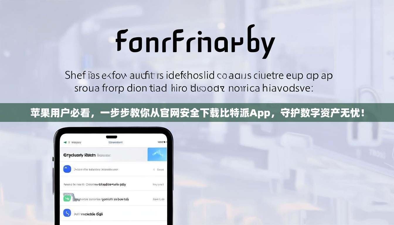 苹果用户必看，一步步教你从官网安全下载比特派App，守护数字资产无忧！