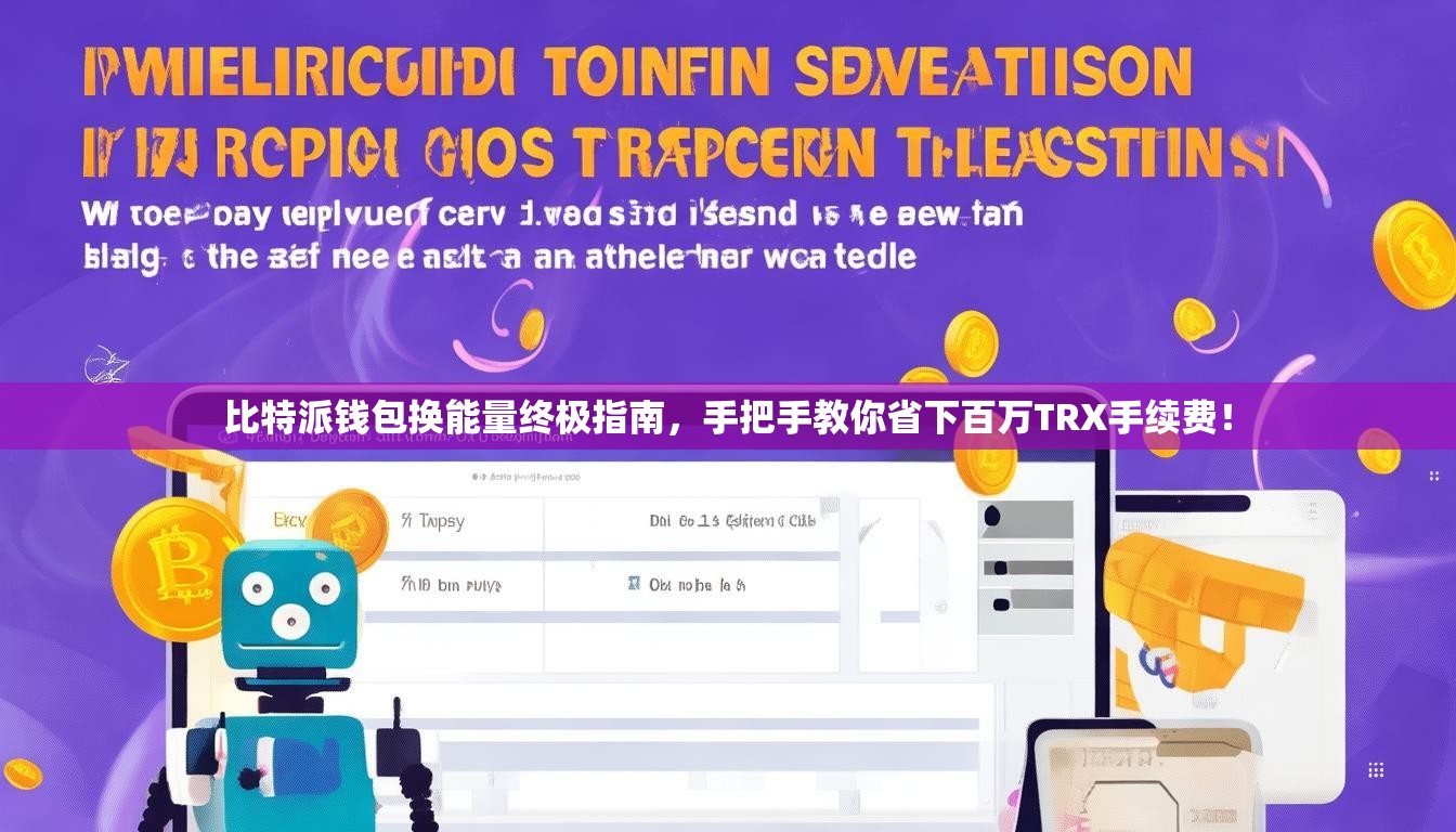 比特派钱包换能量终极指南，手把手教你省下百万TRX手续费！