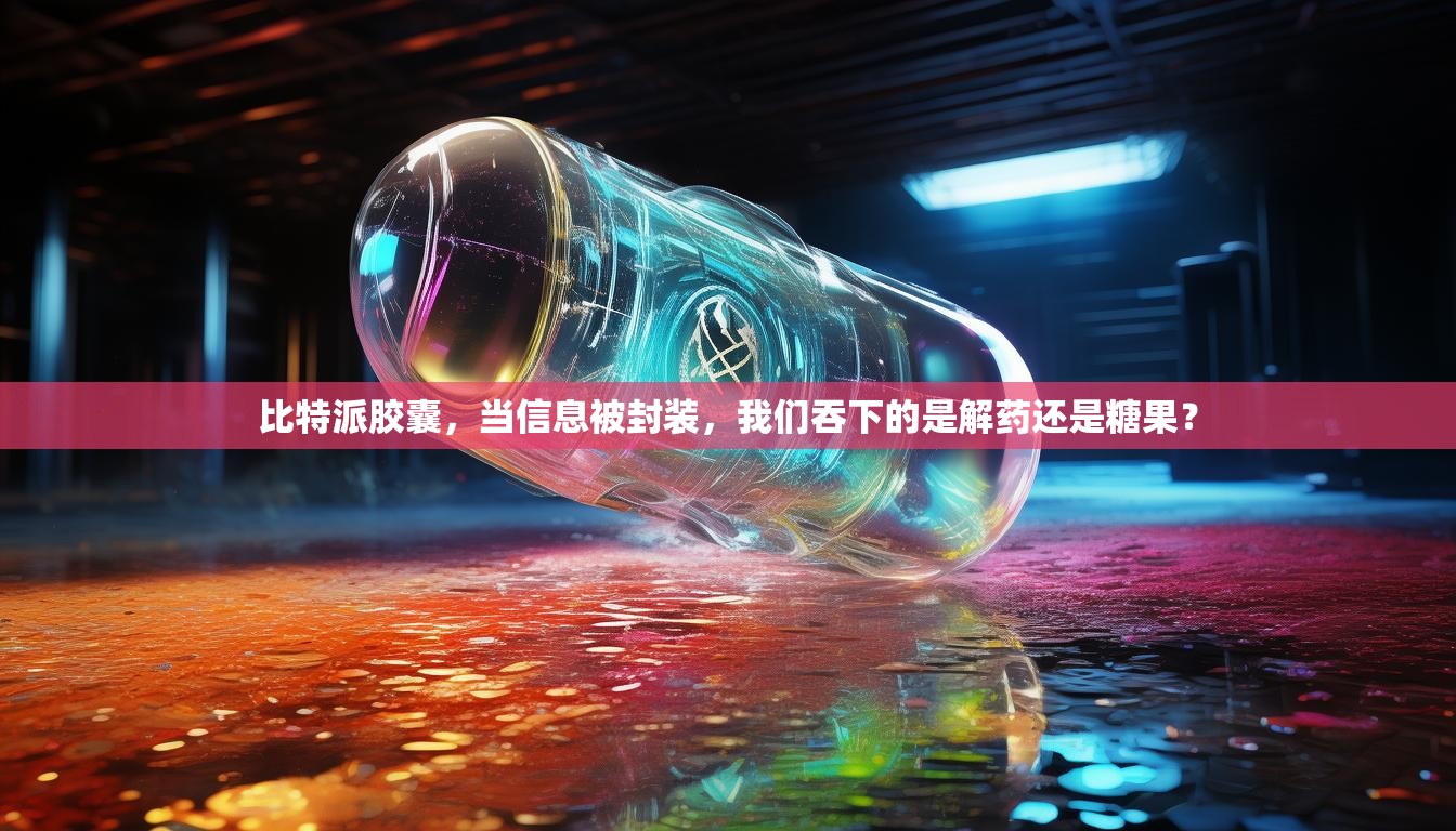 比特派胶囊，当信息被封装，我们吞下的是解药还是糖果？