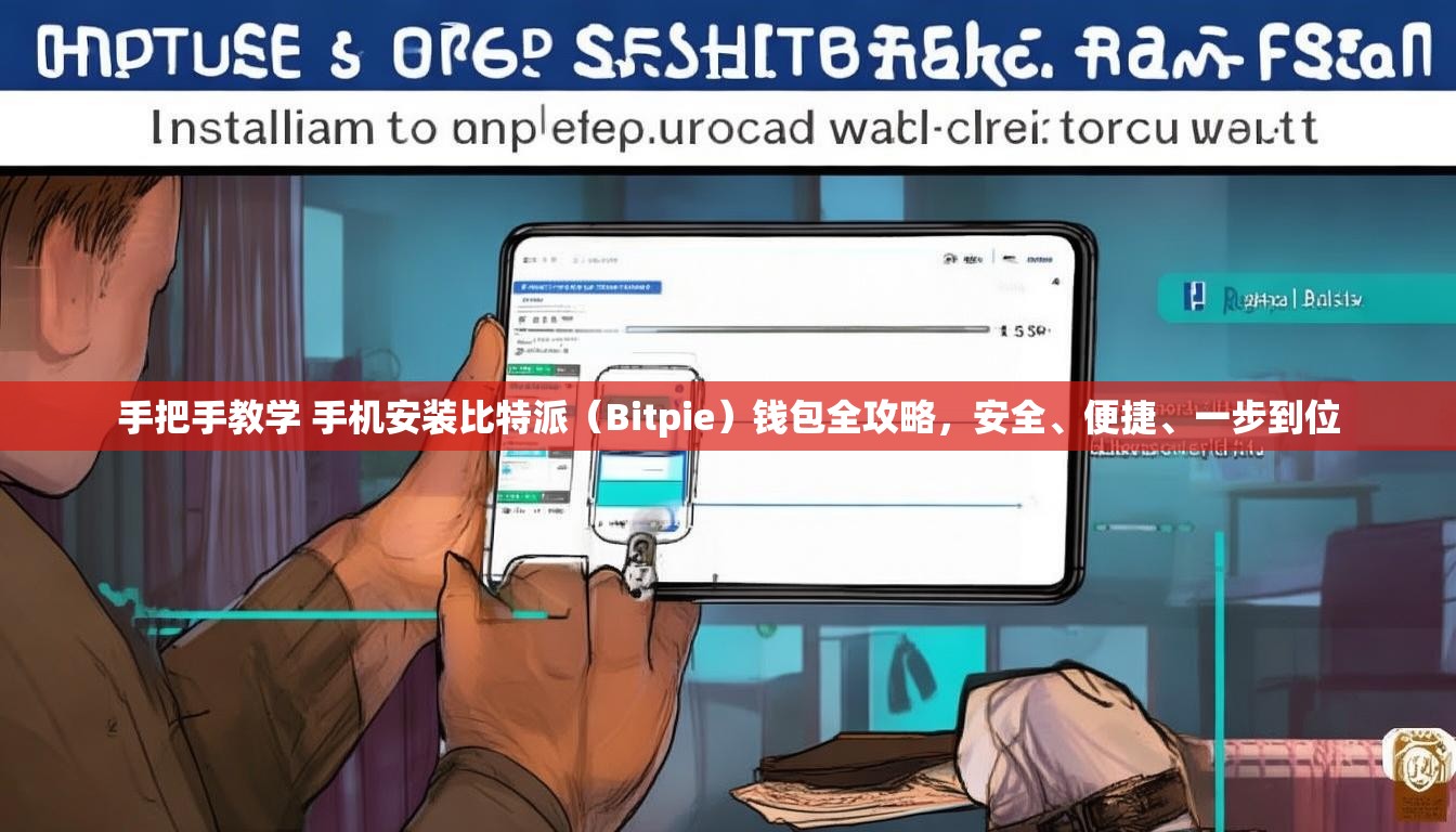 手把手教学 手机安装比特派（Bitpie）钱包全攻略，安全、便捷、一步到位