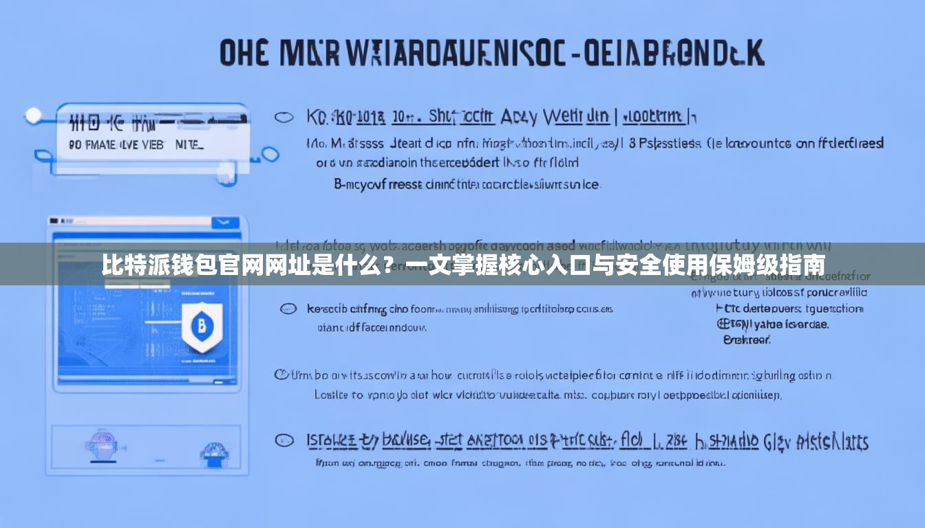 比特派钱包官网网址是什么？一文掌握核心入口与安全使用保姆级指南