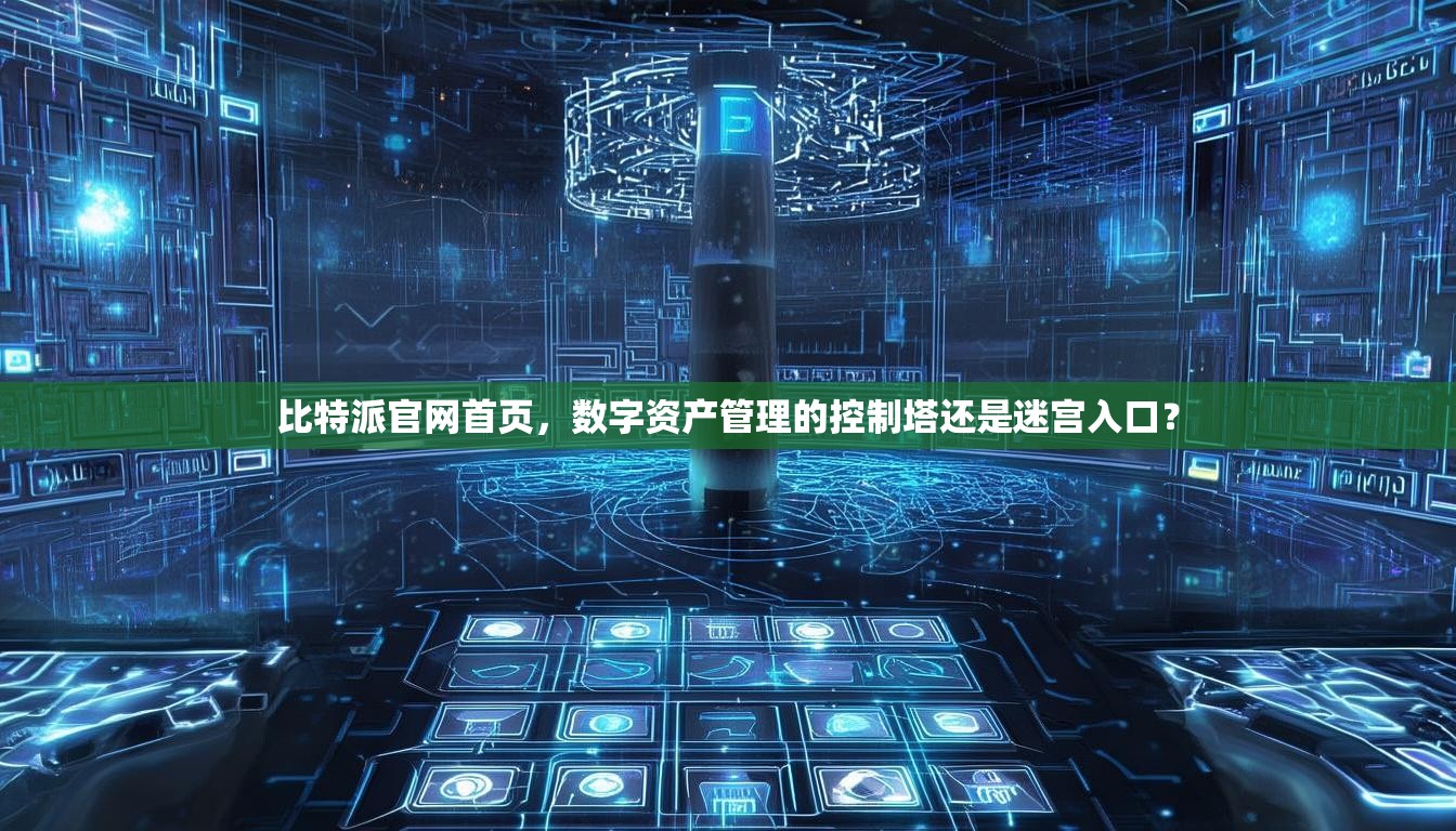 比特派官网首页，数字资产管理的控制塔还是迷宫入口？
