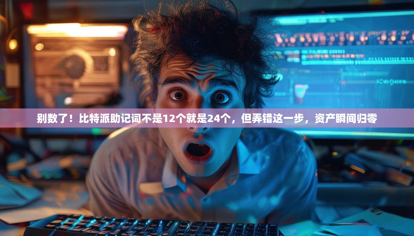 别数了！比特派助记词不是12个就是24个，但弄错这一步，资产瞬间归零