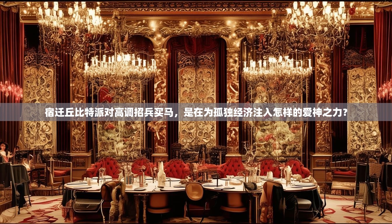 宿迁丘比特派对高调招兵买马，是在为孤独经济注入怎样的爱神之力？