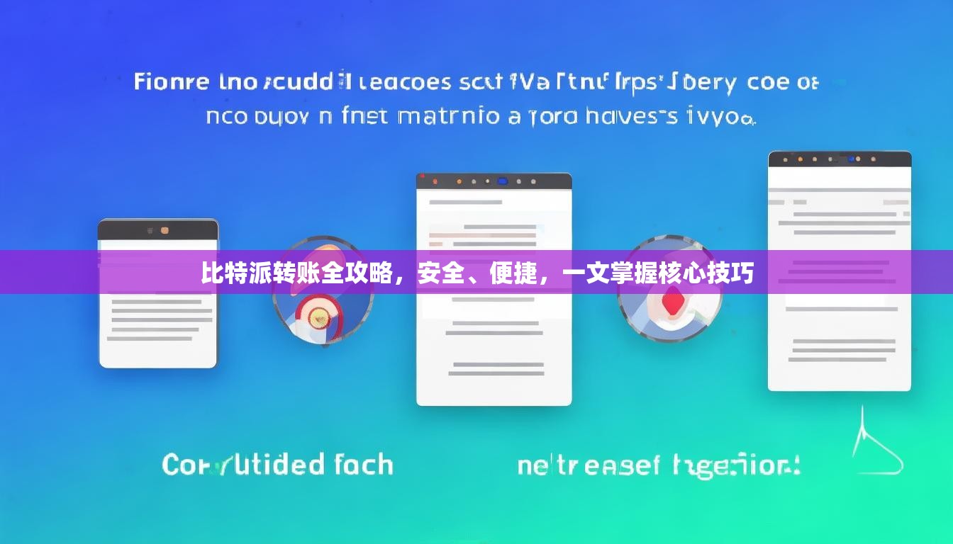 比特派转账全攻略，安全、便捷，一文掌握核心技巧