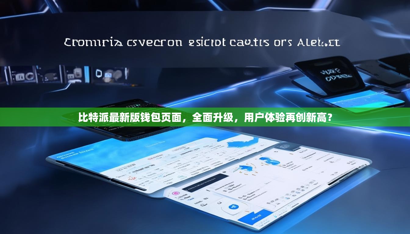 比特派最新版钱包页面，全面升级，用户体验再创新高？