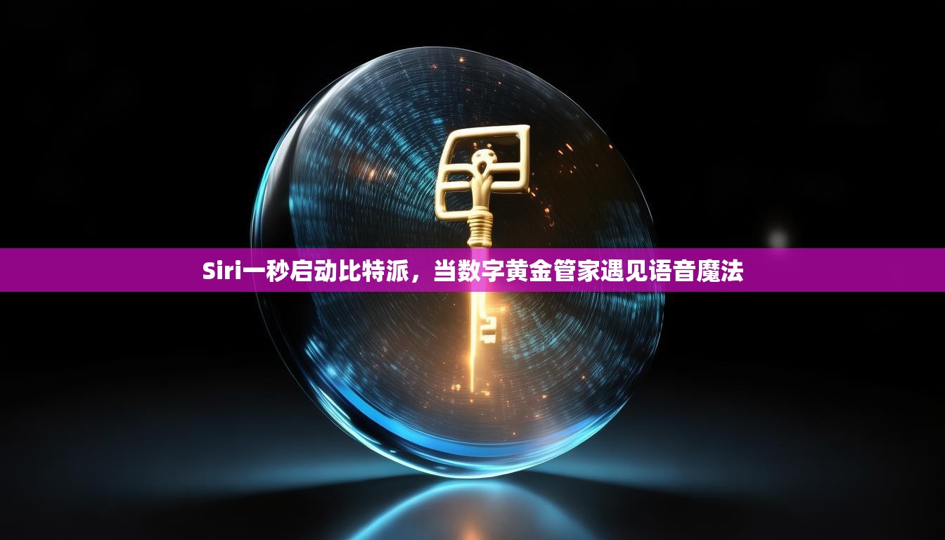 Siri一秒启动比特派，当数字黄金管家遇见语音魔法