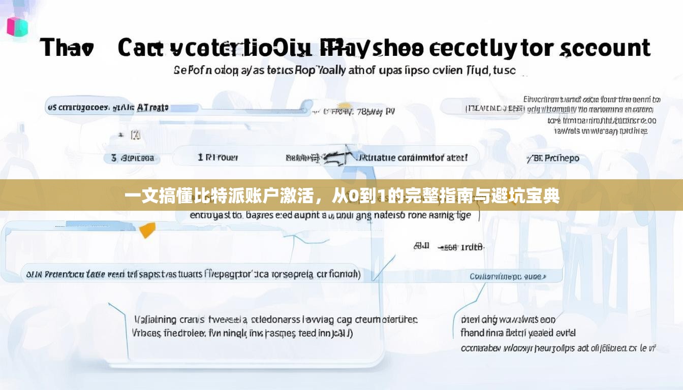 一文搞懂比特派账户激活，从0到1的完整指南与避坑宝典