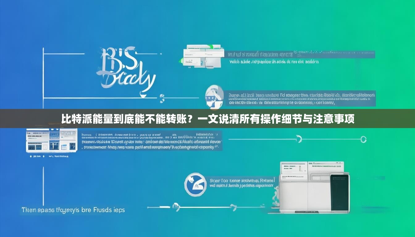 比特派能量到底能不能转账？一文说清所有操作细节与注意事项