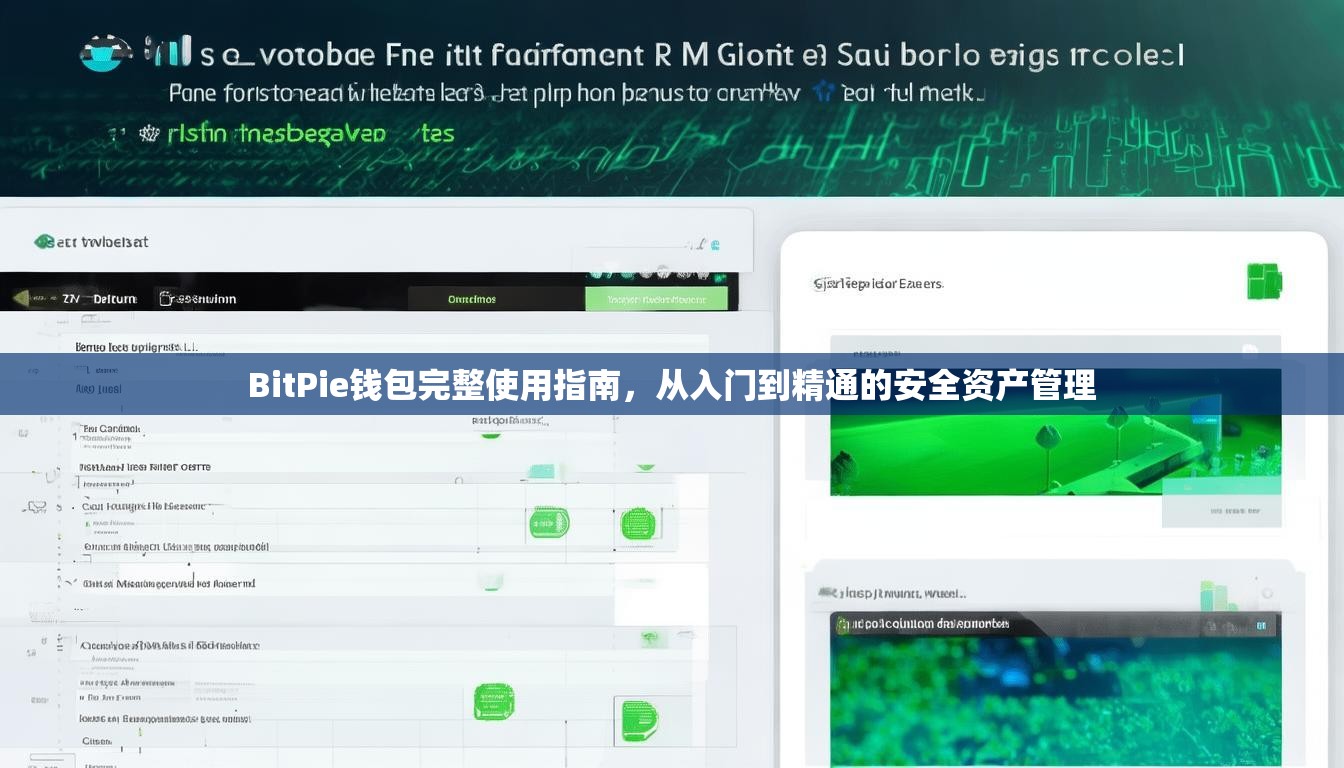BitPie钱包完整使用指南，从入门到精通的安全资产管理